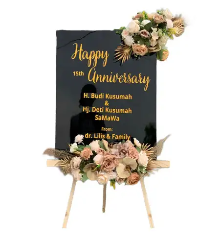 Papan Bunga Akrilik Pengarang