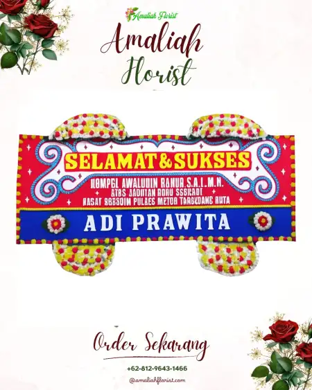 Papan Bunga Ucapan Selamat Pengarang